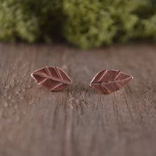 Load image into Gallery viewer, Leaf Stud Earrings
