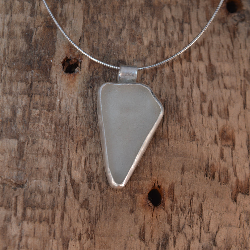 Spring-time Sea Glass Pendant